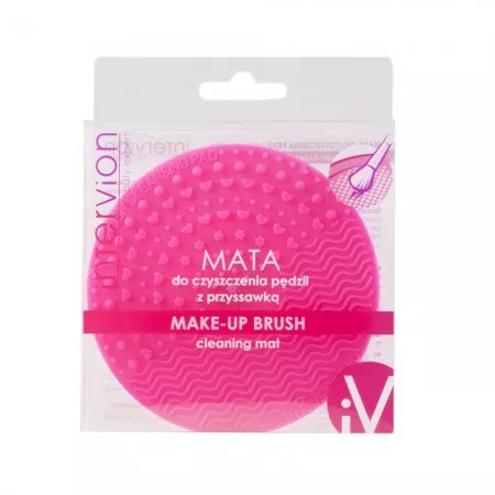 Inter Vion Make-Up Brush Cleaning Mat mata do czyszczenia pędzli z przyssawką