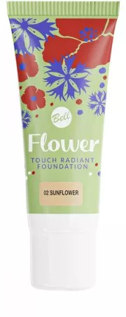 Bell Rozświetlająco – Nawilżający Podkład Blossom Meadow Flower Touch Radiant Foundation 002 Sunflower, 20g