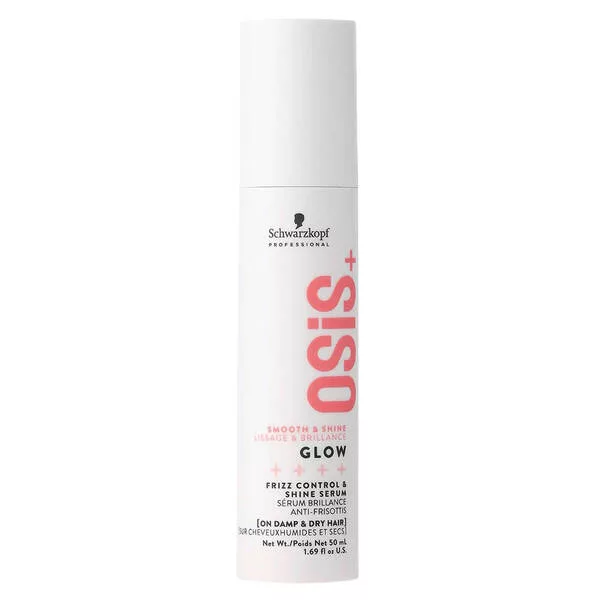 Schwarzkopf OSIS+ Glow, wygładzające i nabłyszczające serum do włosów, 50ml