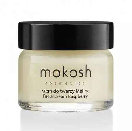 Mokosh, regenerujący krem do twarzy anti-pollution, malina, 15ml
