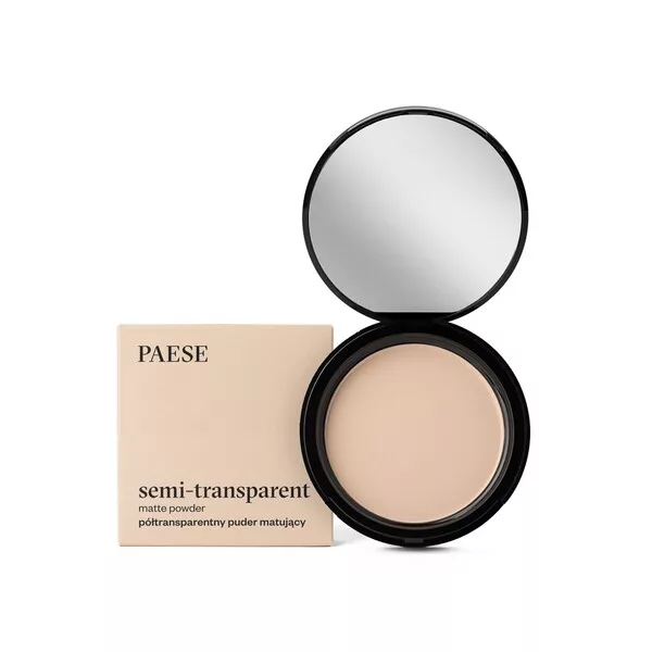 Paese, Semi-Transparent Matte Powder półtransparentny puder matujący 1A Ciepły Beż 9g