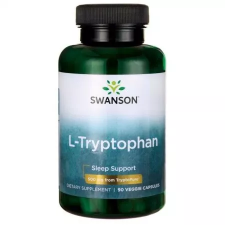 Swanson AjiPure L-Tryptophan 500mg 90caps