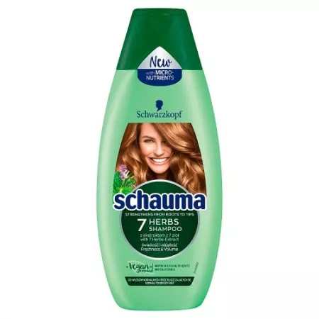 Schwarzkopf Schauma 7 Herbs Shampoo szampon do włosów z ekstraktem z 7 ziół 400ml