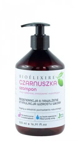 Bioelixire, szampon z czarnuszką, 500nl