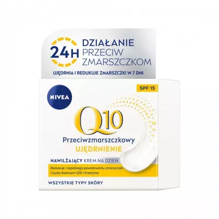 Nivea Q10 Power przeciwzmarszczkowy nawilżający krem na dzień 50ml