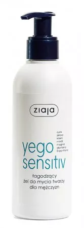 Ziaja Yego Sensitiv, łagodzący żel do mycia twarzy, 200ml