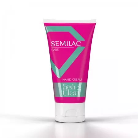 Semilac Care Fresh&Clean Hand Cream, naturalny krem do rąk o zapachu jabłka, 75ml 