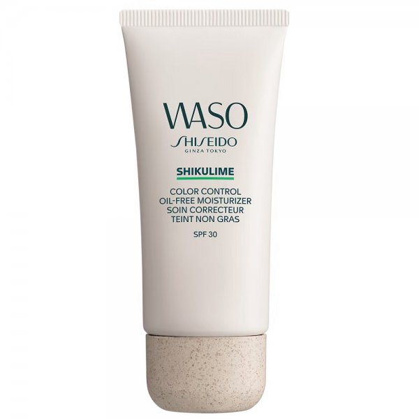 Shiseido Waso Shikulime Color Control Oil-Free Moisturizer SPF30 beztłuszczowy koloryzujący krem nawilżający 50ml