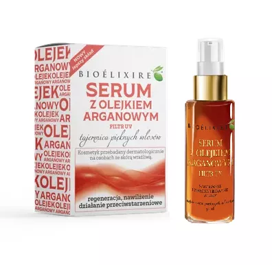 Bioelixire Argan Oil, serum do włosów z olejkiem arganowym 3w1, filtr UV, 50ml