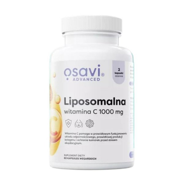 Osavi Liposomalna Witamina C 1000mg suplement diety 60 kapsułek