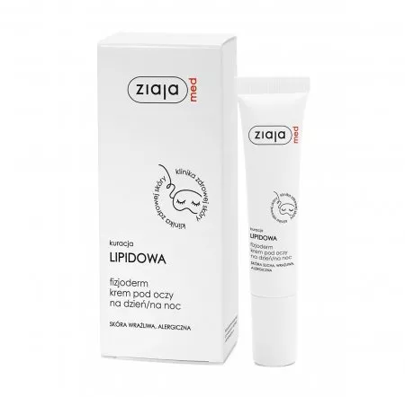 Ziaja Med Kuracja lipidowa, krem pod oczy na dzień/na noc, 15ml
