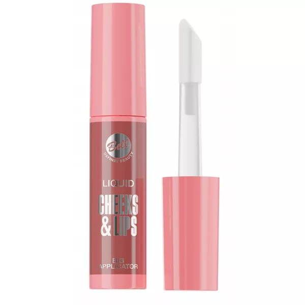 Bell Liquid Cheeks&Lips, piankowy mus do ust i policzków, 02, 5g