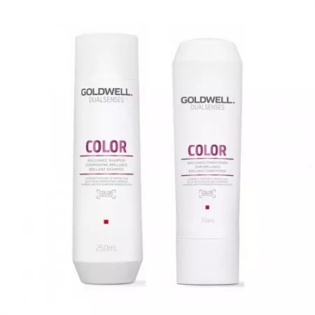 Goldwell Dualsenses Color, zestaw do włosów farbowanych, szampon + odżywka, 250ml + 200ml