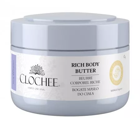 Clochee, bogate masło do ciała o zapachu mango, 250ml