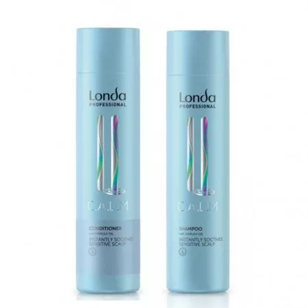 Londa Calm, zestaw do pielęgnacji wrażliwe skóry głowy, szampon + odżywka, 2x250ml