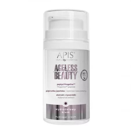 Apis Ageless Beauty, hydrożelowy krem na dzień z progeliną do twarzy, 50ml