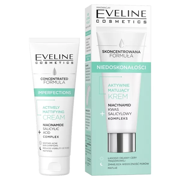 Eveline Cosmetics Skoncentrowana Formuła krem aktywnie matujący 50ml