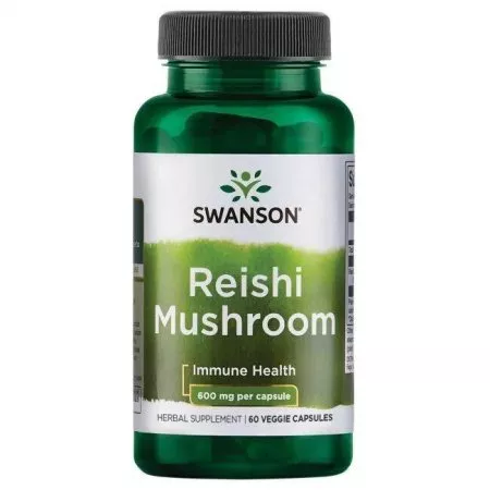 Swanson Reishi 600mg 60 kapsułek