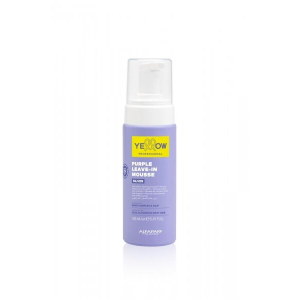 Yellow Professional Silver, pianka leave-in wygładzająca i neutralizująca żółte tony, 160ml