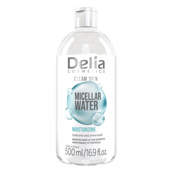 Delia Clean Skin nawilżający płyn micelarny 500ml
