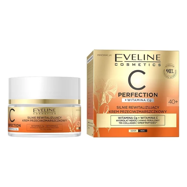 Eveline C-Perfection, rewitalizujący krem przeciwzmarszczkowy 40+, 50ml