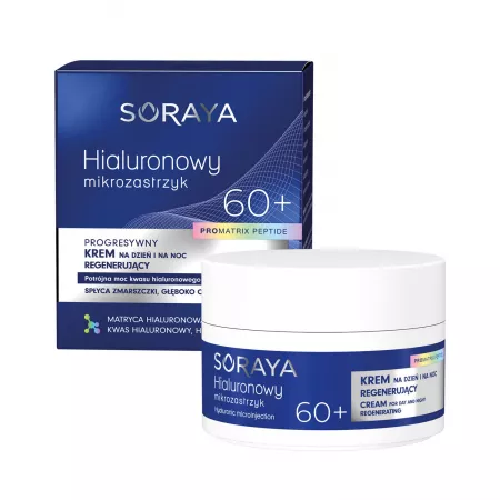 Soraya Hialuronowy Mikrozastrzyk Pro Matrix, krem regenerujący 60+, 50ml