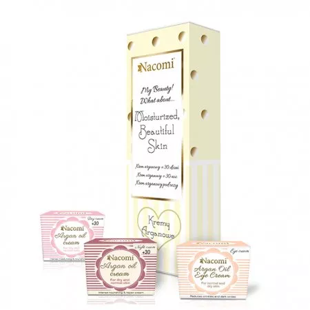 Nacomi, zestaw prezentowy Kremy Arganowe