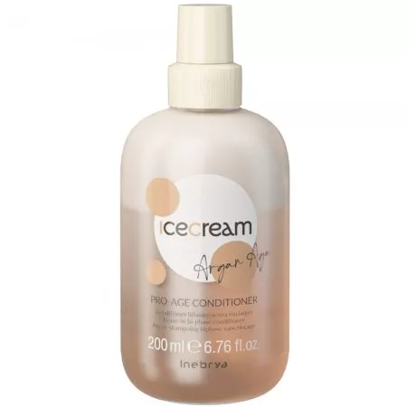Inebrya Ice Cream Pro-Age, odżywka dwufazowa z olejem arganowym, 200ml