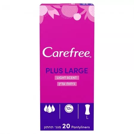 Carefree Plus Large wkładki higieniczne Light Scent 20szt.