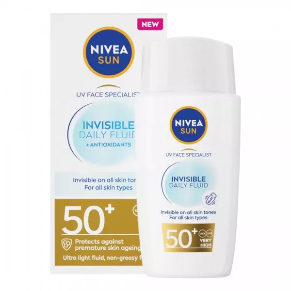 Nivea Sun Invisible Daily fluid do twarzy SPF50+ 40ml