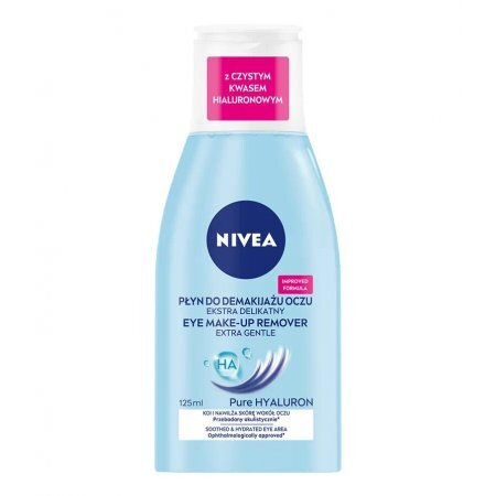 Nivea Pure Hyaluron ekstra delikatny płyn do demakijażu oczu 125ml