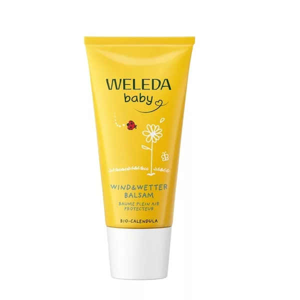 Weleda Baby ochronny krem dla dzieci na niepogodę i wiatr z nagietkiem lekarskim 30ml