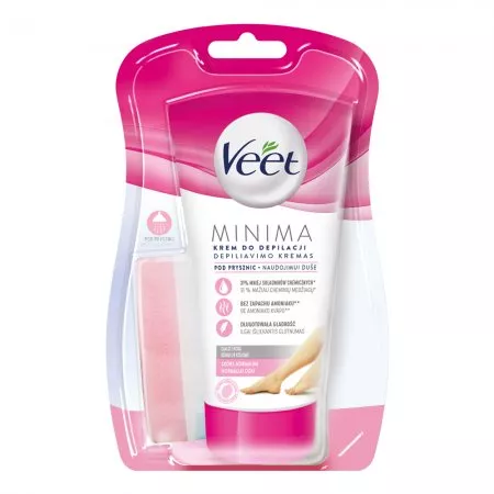 Veet Minima krem do depilacji ciała pod prysznic skóra normalna 135ml