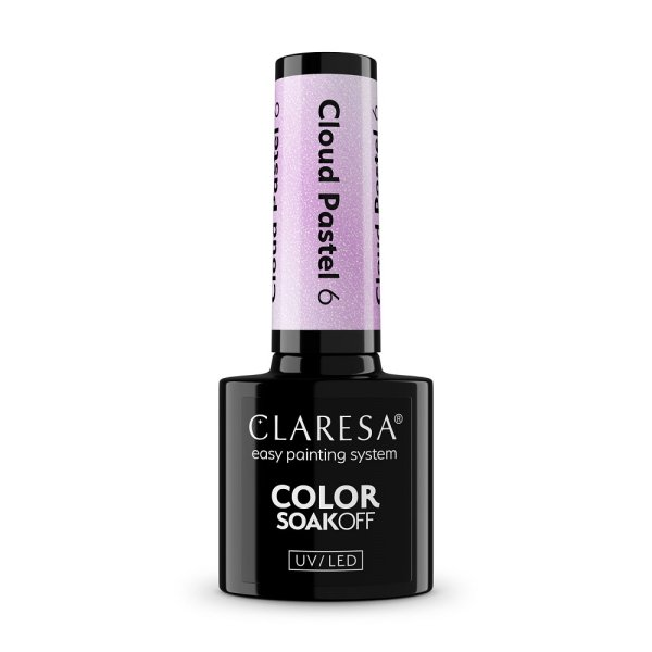 Claresa Color Soak Off UV/LED Cloud Pastel lakier hybrydowy 6 5g