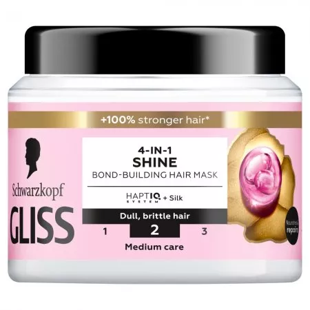 Schwarzkopf Gliss 4-in-1 Shine maska nadająca blasku 400ml