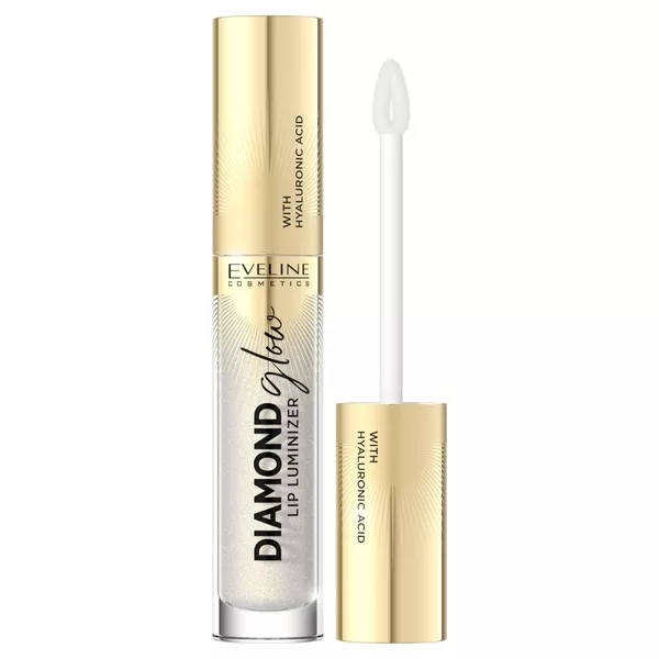 Eveline Cosmetics Diamond Glow Lip Luminizer, Błyszczyk z kwasem hialuronowym nr 07, 4ml