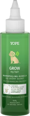 Yope Grow My Hair, rozgrzewające serum-kuracja na noc dla skóry głowy, 110ml