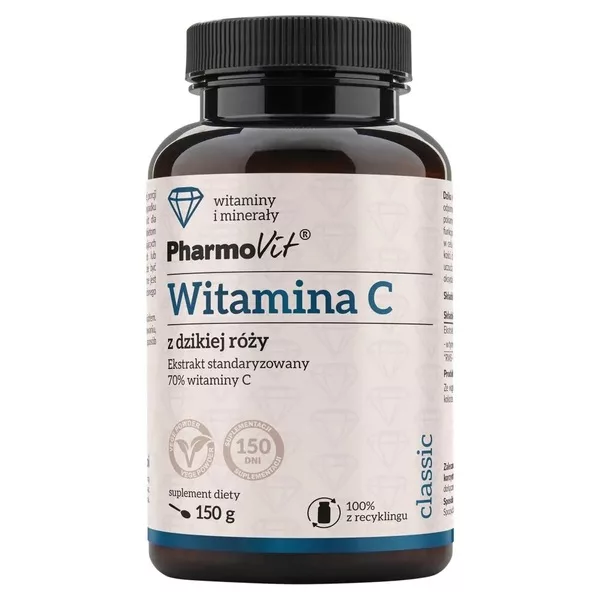 Pharmovit Witamina C z dzikiej róży suplement diety 150g