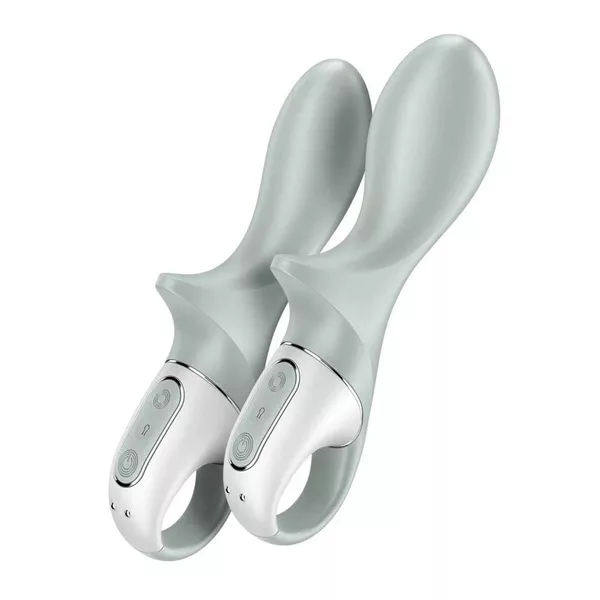 Satisfyer Air Pump Booty 3 wibrator z pompką Gray/Green