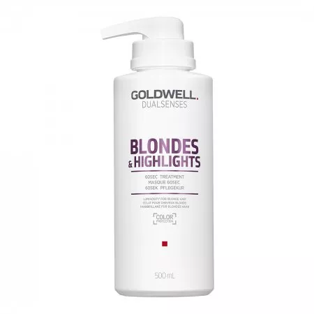 Goldwell Dualsenses Blondes & Highlights, 60-sekundowa kuracja neutralizująca, 500ml