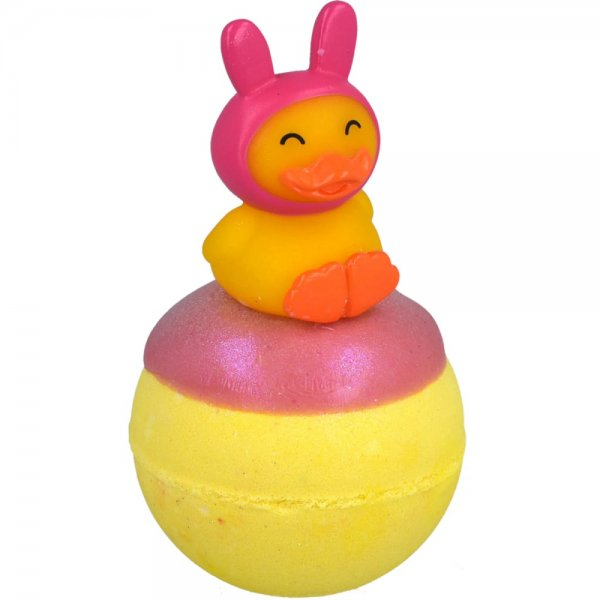 Bomb Cosmetics Snuggle Duck Bath Blaster kula do kąpieli z zabawką 100g