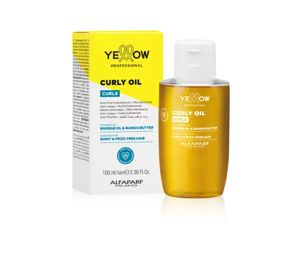Yellow Professional Curls, olejek ujarzmiający do włosów kręconych, 100ml