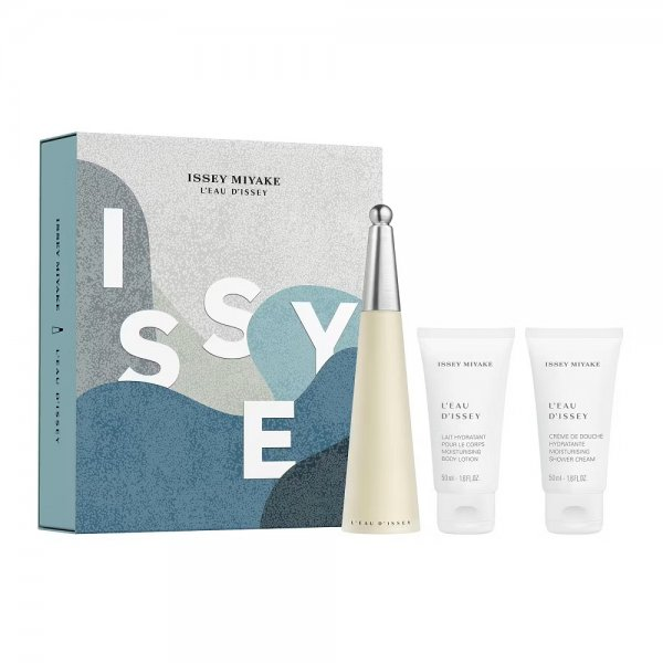 Issey Miyake L'Eau d'Issey Pour Femme zestaw woda toaletowa spray 50ml + balsam do ciała 50ml + krem pod prysznic 50ml (W)