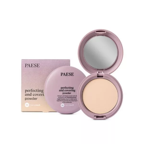 Paese, Nanorevit Perfecting and Covering Powder puder upiększająco-kryjący 03 Sand 9g