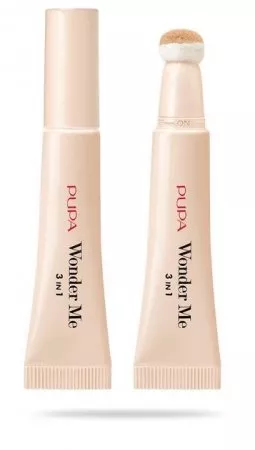 Pupa Wonder Me 3in1, wielofunkcyjny korektor 3w1 minimalizujący niedoskonałości, 030 Medium Warm Beige, 7,5ml