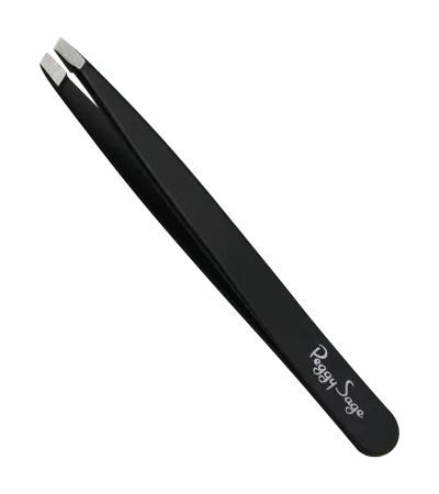 Peggy Sage, pęseta do brwi i depilacji, kolor czarny