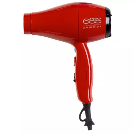 Gamma Piu 600 PRO, suszarka do włosów, 2100W, czerwona
