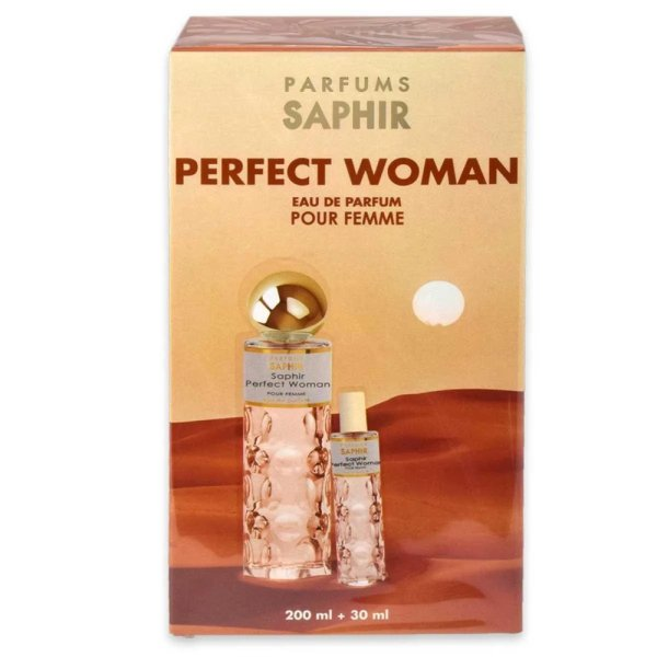 Saphir Perfect Woman zestaw woda perfumowana spray 200ml + woda perfumowana spray 30ml (W)