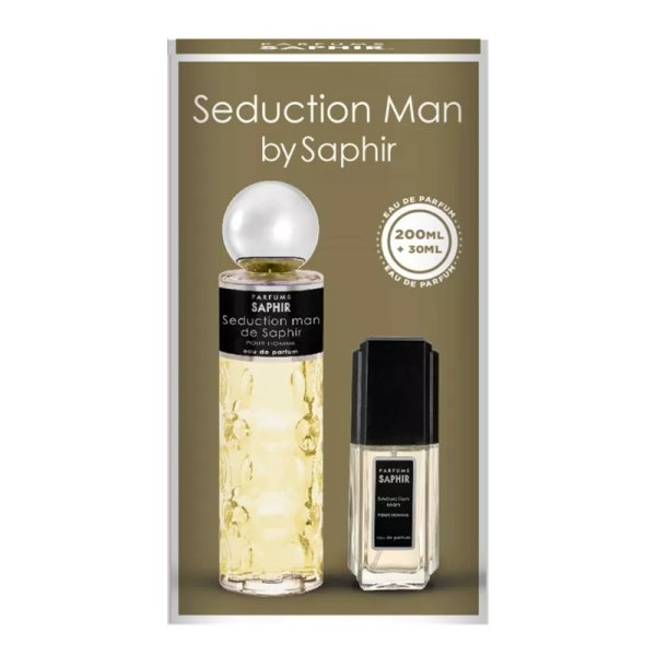 Saphir Seduction Man zestaw woda perfumowana spray 200ml + woda perfumowana spray 30ml (M)