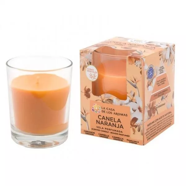 La Casa de los Aromas Świeca zapachowa Cynamon-Pomarańcza 140g